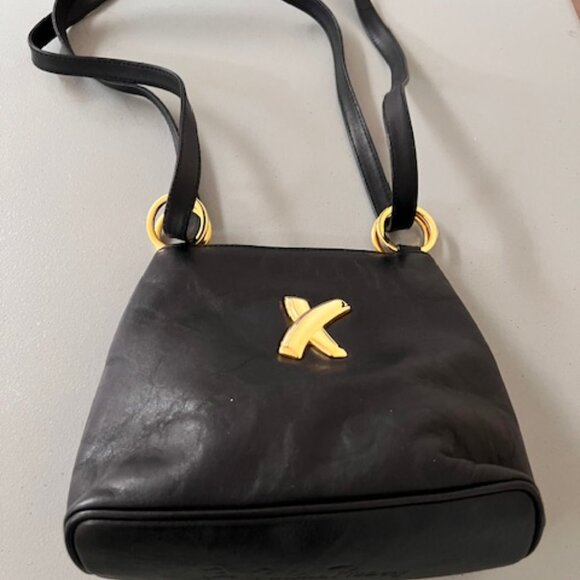 Paloma Picasso vintage handbag with "X" logo and adjustable strap - Picture 3 of 5